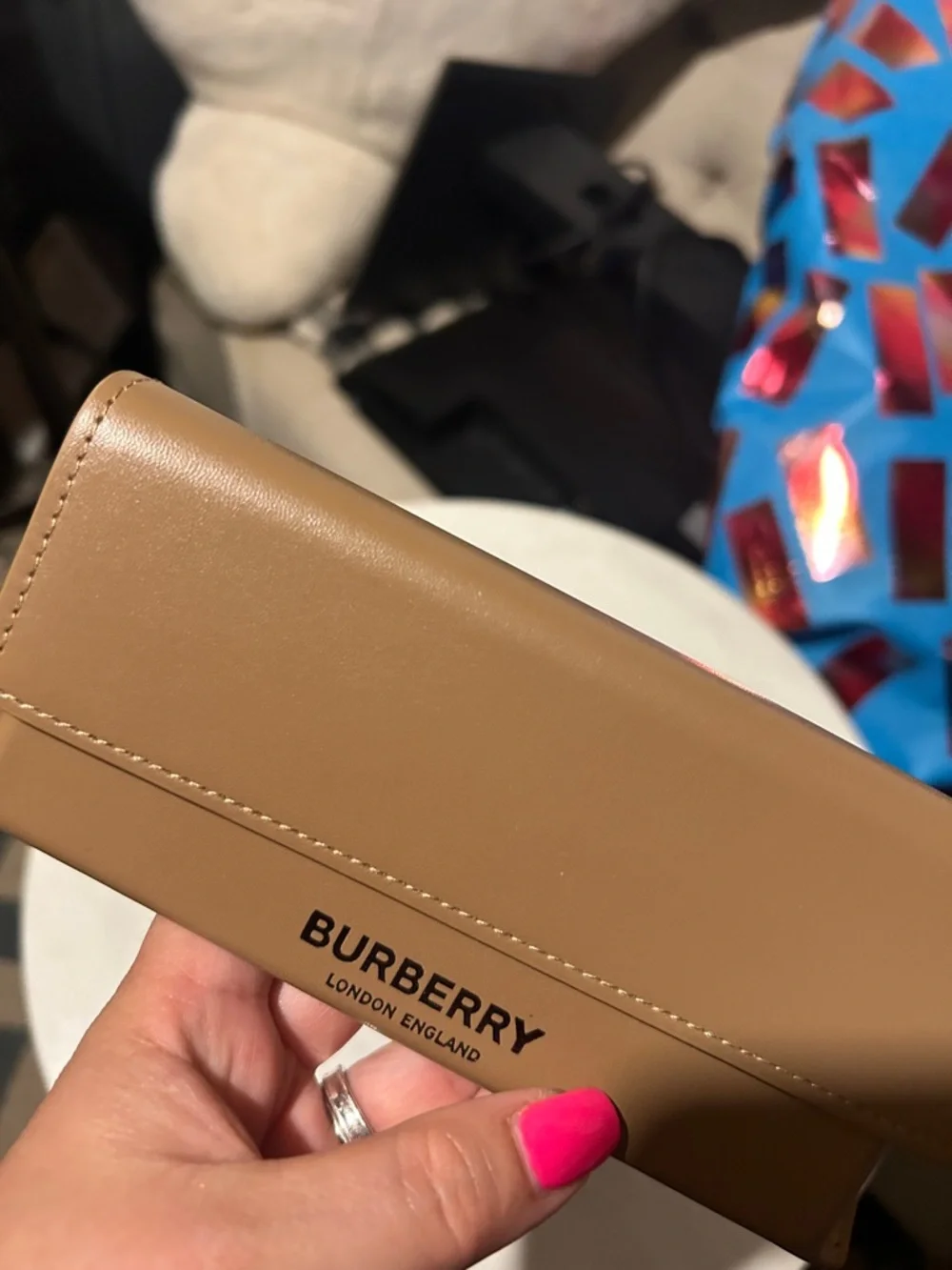 Burberry Tan/Brown Branded Accessory Box